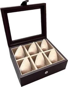 Watch Boxes - 6 Watches, Chocolate - View 8