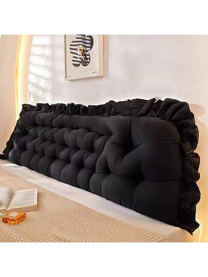 1pc Minimalist European Large Backrest Pillow, Sofa Lumbar Support Cushion, Reading Bedroom, Living Room Home Warm Holiday