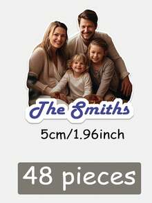 Custom Shaped Photo Stickers, Custom Photo Stickers, Personalized Stickers, Custom Stickers, Water Bottle Stickers, Laptop Stickers, Car Stickers, Personal Photos, Family Photos, Couple Photos - Multicolor - View 21