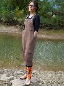 Mid-Calf Rain Boots, Waterproof And Anti-Slip, Suitable For Garden, Fishing, Farm, Outdoor Work