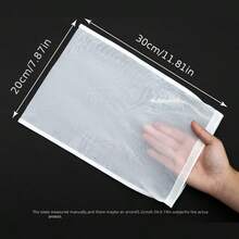 豆浆过滤袋，厨房纱布，家用果汁和葡萄酒过滤器，果渣分离袋，网状果蔬滤网 - 五個裝 - 查看 10