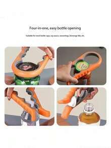 1pcs,Multi-Functional Jar Opener: Non-Slip Grip, Ergonomic Design, Durable Plastic & Silicone Construction, Versatile Kitchen Tool Ideal For Daily Cooking, Jar Opening, Canning Projects, Elderly Assistance, Home Kitchen Upkeep, Party Prep, Gift Exchanges & Gifting To Home Cooks, Busy Parents, Elderly Individuals, Kitchen Enthusiasts, DIY Canning Lovers Who Cherish Practical Efficient Kitchen Accessories - Xem 4