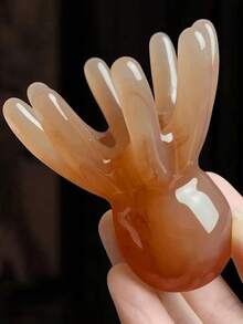 Pettine massaggiante portatile per la testa, pettine massaggiante per il cuoio capelluto, massaggiatore facciale, strumento per alleviare lo stress e rilassarsi