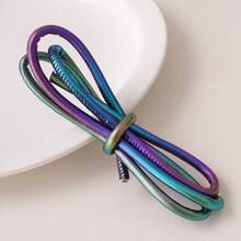 beadia 1m/Pack Colorful Shiny PU Leather Cord, 6mm Thick Round Rope - For Jewelry Making, Crafts, Weaving - Durable And Easy To Use Synthetic Faux Leather Cord, Suitable For Various Projects, Sewing Supplies, Crafts, Decorative Rope, Smooth Texture, Ideal For Craft Enthusiasts - Two-color - View 14