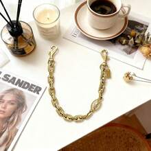 Gold Bag Charms Purse Charm Extender Chain - Gold Vintage Bag Accessories - Cute Handle Replacement Charms Accessories - Handbags Tote Bags Accessories Gifts For Women{Inchcolor_nameinch:InchGold2inch} - Vàng2 - Xem 10