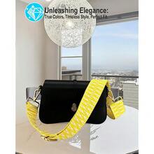 Purse Straps Replacement Crossbody - Guitar Strap For Purses Crossbody{Inchcolor_nameinch:InchYellowWoveninch} - YellowWoven - Xem 7