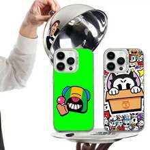 Funda de Teléfono Game Stars Leons S-Spike para 17,16,15,14,13,12,11,Pro,Max,Plus, Anticaída Blanca Mate Dura - z3 - Ver 1
