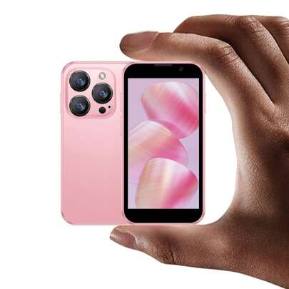 SOYES Regalo Sorpresa de Navidad, Mini Smartphone 3G Desbloqueado Teléfono Mini Teléfono Inteligente para Niños Pantalla Táctil HD de 3.0'' El Teléfono Más Pequeño del Mundo Batería de 1000mAh Dual SIM Slots Face ID Teléfono de Bolsillo para Niños 2GB+16GB Mejor Teléfono de Respaldo