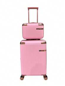 New Model Travel Suitcase With Anti-Theft Zipper! - Rosado Sandía - Ver 12