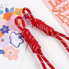 Conjunto de 10 pingentes de corda de nylon trançada com núcleo de poliéster e dopamina, 24,5 cm, em cores vibrantes. Acessórios modernos. - Conjunto de 10 cordões para sanduíche multicoloridos - Ver 13