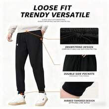 Under Armour Unisex Straight Leg Knit Casual Loose Sweatpants, Running & Training Pants - Black - View 2