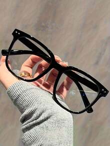 4pcs Blue Light Blocking Glasses - Fashion Square Fake Eyeglasses, Face-Flattering,Anti Ray Computer Gaming Glasses, Blue Blockers Glasses For Women/Men,Daily Versatile School Style - Multicolor - View 10