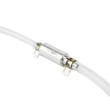 2PCS Brake Bleeder Hose With One-Way Check Valve, Universal Brake Fluid Bleeding Kit Brake Bleeder Valve For Hydraulic Brake System - Silver - View 4