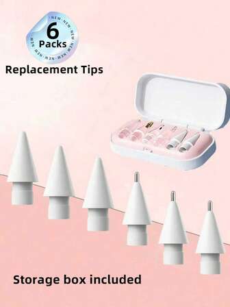 Upgraded Replacement Pencil Tips, Compatible With Apple Pencil Tips With Case, No Wear Out Fine Point Precise Control Metal Pencil Nibs Compatible With Apple Pencil 1st Gen/2nd Gen/USB C/Pad Pro Pencil Needle Pencil Tips With Case, Pad Pro Pencil Sets Best Gifts For Christmas, Family, Friends, Birthday, Holiday Pen Accessories