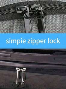 1/5/10 Piece Backpack Zipper Lock Set, Ultimate Backpack Zipper Lock - Outdoor Adventure Anti-Theft Safety Lock, Durable Alloy S-Shaped Buckle With Metal Hook, Unisex, Easy-Pull Buckle, Anti-Theft, Anti-Loss, Portable, Anti-Theft Zipper Clip - Multicolor - View 7