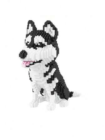 1938Pcs Siberian Husky Micro Mini Building Block Toy Set - First Choice For Pet Lovers, Multiple Pet Options Available, Festival Gift, Ideal For Building Block Assembly Beginners