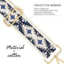 Purse Strap Wide Replacement Crossbody Strap Handbag Guitar Strap Purse Shoulder Strap Adjustable{Inchcolor_nameinch:InchColor46-2\Inch(5cm)Inch,Inchsize_nameinch:InchWide:2\Inch(5cm)Inch} - Màu sắc46-2 inch (5cm) - Xem 3