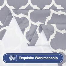 1/2/3 Sets Of Picnic Tablecloths With Bench Covers, Elastic Tablecloths For 6-Foot Tables, Polyester Tablecloths For Indoor And Outdoor Camping (30x72 Inches, Gray Moroccan) - 灰色 - 查看 6