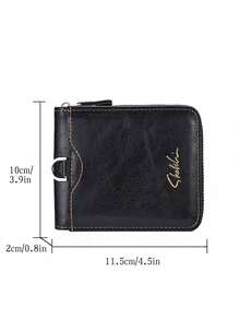 New Men's Short Wallet, Multi-Card Slots Bifold Coin Purse, Minimalist Fashion Wallet Card Holder - Multicolor - View 6