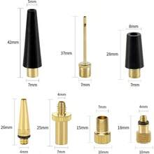 Presta Schrader Adaptor, 16PCS YASI Brass Bike Pump Adapters, Ball Pump Needle, Balloon Inflatable Toys Nozzle Inflator Adapter, Pump Accessories Standard Pump Or Compressor1 - Initial - View 5