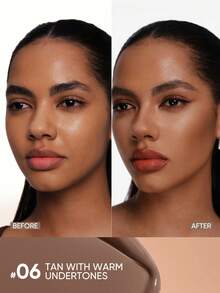 JUDYDOLL LIQUID CONTOUR & UNDER EYE BRIGHTENING DUO, Hydrating Highlighter & Brightening Concealer, Easy To Use For Makeup Beginners And Daily Commute, Gives Natural Flawless Look - #06 NÂU MÀU VỚI TÔNG MÀU ẤM ÁP - Xem 2