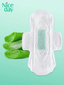 Niceday 10 Peças/Pacote Absorventes Higiênicos de Aloe Vera, 245mm Regular, Absorventes Ultrafinos, Refrescantes e Respiráveis, Não Irritantes, Amigáveis à Pele, Adequados para Fluxo Intenso, Ideal para o Verão