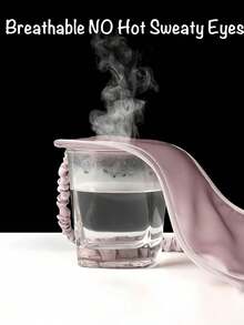 Sleep Eye Masks Effective Shading Breathable Blindfold Imitated Silk Eye Patch With Elastic Strap Blackout Elastic Travel Nap Eye Mask Suitable For Men And Women For Sleeping Daily Eye Care Relieve Eye Fatigue Ideal For Relaxation Travel Dormitory Insomnia And Business Trips Travel Home Essentials - Multicolor - View 3