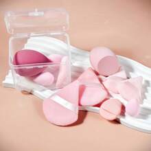 14 pezzi Set di spugne per il trucco, set professionale di spugne per sfumatura per fondotinta, correttore e applicazione di cipria, morbide e di forme varie per un trucco impeccabile, economico, riempimento calze natalizie, trucco, accessori per il trucco, roba economica, regali, regali per donne, regali di Natale