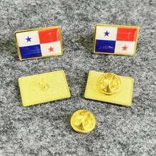 Broche quadrado de alta qualidade com bandeira, em resina com formato de onda, ideal para decoração de festas. Apresenta bandeiras de todo o mundo. - Multicolorido - Ver 18