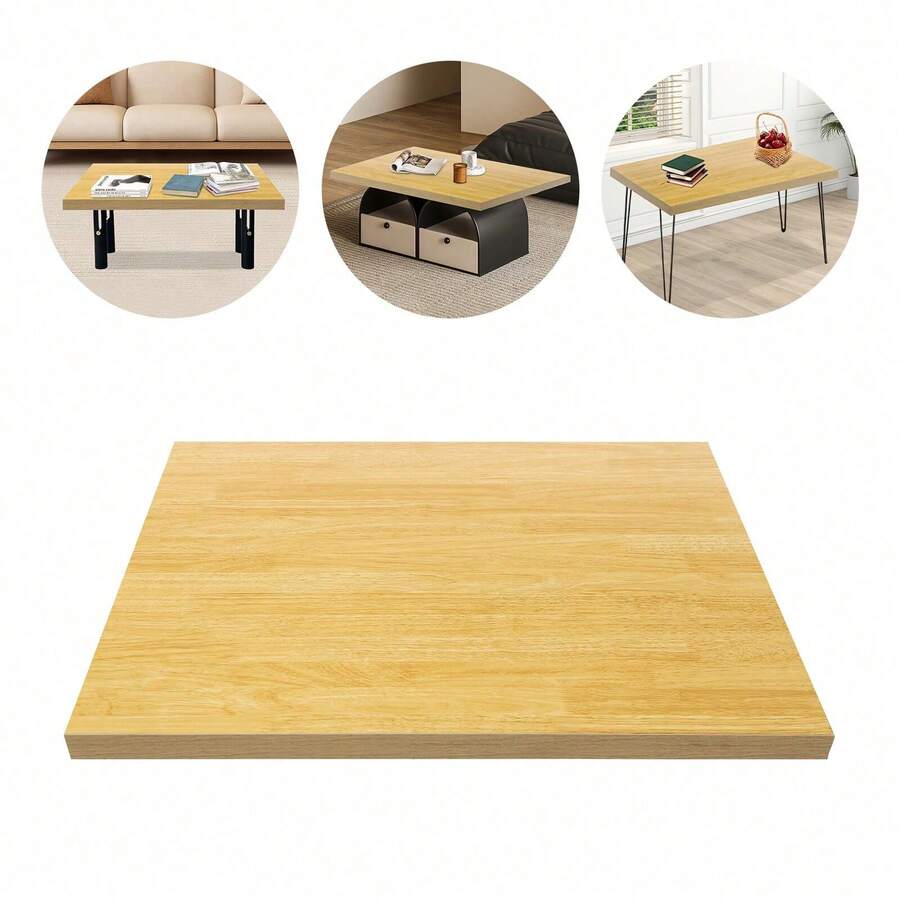 Modern Rectangular Countertop, Workbenches Countertop, 75*60*3.5cm Standard Countertop - Wood Color - View 1