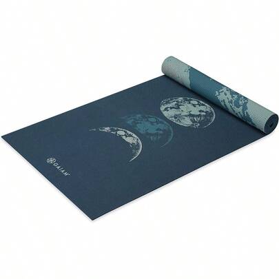 Yoga Mat Premium 6mm Print Reversible Extra Thick Non Slip Exercise And Fitness Mat For All Types Of Yoga Pilates And Floor Workouts 68" X 24" X 6mm Thick