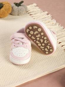 全新软底防滑耐用幼儿鞋，钩环设计休闲运动鞋，适合婴幼儿，适合春秋季 - 粉色 - 查看 2