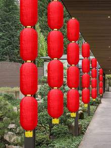 1 chiếc đèn lồng Tết Nguyên Đán, đèn lồng đỏ Trung Quốc, đèn lồng nối liền, trang trí năm mới, đèn lồng đỏ Tết Nguyên Đán, trang trí năm mới, đạo cụ trang trí, trang trí không khí, trang trí nhà cửa, trang trí ngoài trời, trang trí ngày lễ - Nhiều màu - Xem 9