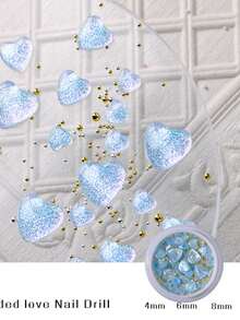 مجموعة 200 قطعة/30 قطعة من الزينة المذهبة للأظافر، ألماس راتنجي ثلاثي الأبعاد لامع، مجموعة هدايا مختلفة الأحجام تلبي احتياجات مختلفة، تستخدم لتزيين أظافر المناسبات والأعراس - متعدد الألوان - مشاهدة 8