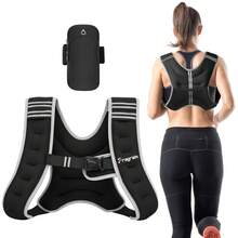 Fragraim Weighted Vest For Women Men, 8lb/10lb/12lb/16lb/22lb/25lb/30lb Rucking Vest With Reflective Stripe For Running, Walking, Strength Training, Fitness, Home Gym Workout - Black - View 10