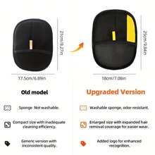 1/2pcs Reusable Pet Hair Remover Brush, Static Electricity Pet Grooming Gloves, Convenient And Suitable For Multiple Environments