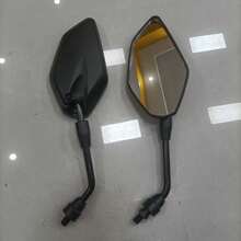 2 件 10 毫米摩托车后视镜广角可调自行车车把侧灵活后视镜 - M10 - 查看 7