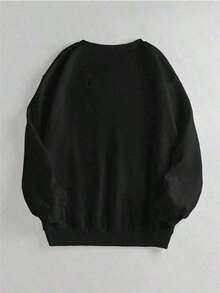 Capri, Italia Youth Crewneck Sweatshirt |     Kid's Pullover Sweater |     Boho Lemons, Amalfi Coast, Italy Top |     Italian Travel Outfit |     Gift Idea - màu đen - Xem 3