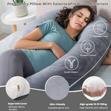 UBRAVOO Pregnancy & Nursing Pillows - Grey - View 5