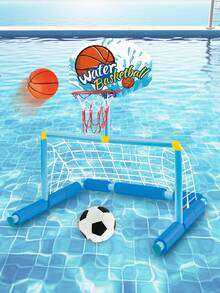 Water Basketball/Soccer Pool Shooting Game Parent-Child Interaction Summer Water Play Toy - Multicolor - View 3