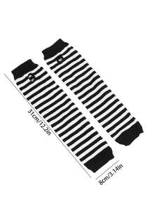 山本 (Yamamoto) 深色露指手套，男女通用，长指袖，四季保暖，运动长款 - 彩色 - 查看 7