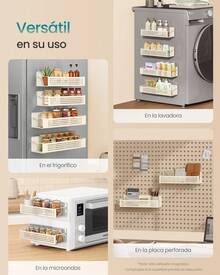 SONGMICS Spice Racks - White - View 4