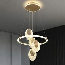 Modern Luxury Acrylic LED Pendant Light For Dining Room, Living Room, Bedroom, Hallway, Bar Counter - Multicolor - View 8