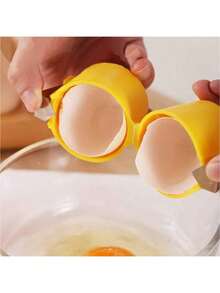 Organizator de ouă cu 2 niveluri - Suport de depozitare pentru frigider, din plastic, care economisește spațiu, cu design transparent pentru acces facil la ouă și prevenirea spargerii, suport tip scară, suport pentru ouă pentru frigider - Multicolor - Vizualizare 8