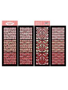 Bộ 4 miếng dán laser phong cách Ins DIY trang trí hình người nổi tiếng, thiệp nhỏ, nhật ký, chất liệu nhãn dán chữ - Nhiều màu - Xem 14