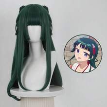 Tóc giả cosplay Cat Lady, thiết kế tách rời - Tóc giả cosplay The Apothecary Diaries - màu xanh lá - Xem 4