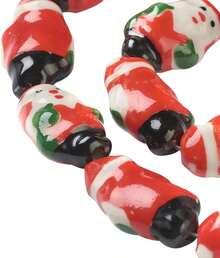 15 Piezas/Set de Cuentas Sueltas de Cerámica Tema de Santa Claus Rojo Decoración Hecha a Mano Accesorios 23x25 mm para Hacer Pendientes, Pulseras, Collares y Joyería Hecha a Mano - 1 - Ver 4