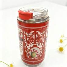 新款高品质保温杯，办公杯，咖啡杯，户外便携车载杯，不锈钢真空保温瓶，双层保温茶/牛奶/咖啡杯，防烫饮水器具，适合学生和成人居家、学校、办公室、聚会、露营、野餐等场合使用。 - 彩色 - 查看 9