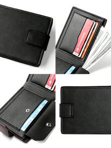 Fashionable Horse Design Faux Leather Wallet - Compact Zipper Card Holder And Coin Purse, Snap Coin & Card Slots, Ideal Daily Use Wallet, Stylish Travel Accessory - one-size - View 9