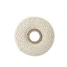 1 Piece 100m 100% Butcher's Twine, Suitable For Baking, Meat Tying, Sausage Making And Crafts - Durable And Multipurpose For Kitchen And Crafts Use, Great For Sausage Tying, Craft Projects And More | Multipurpose Twine | Durable Rope